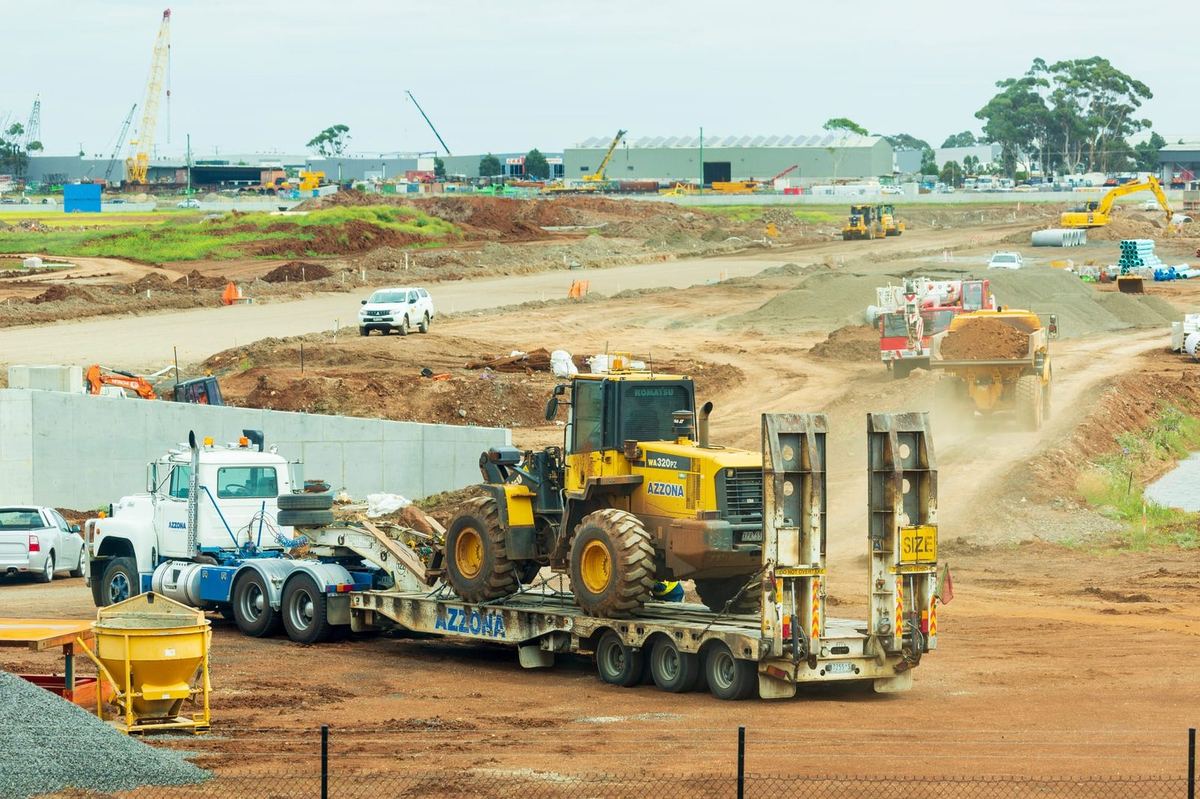 Terracería para nave industrial en Querétaro - plataforma y compactación